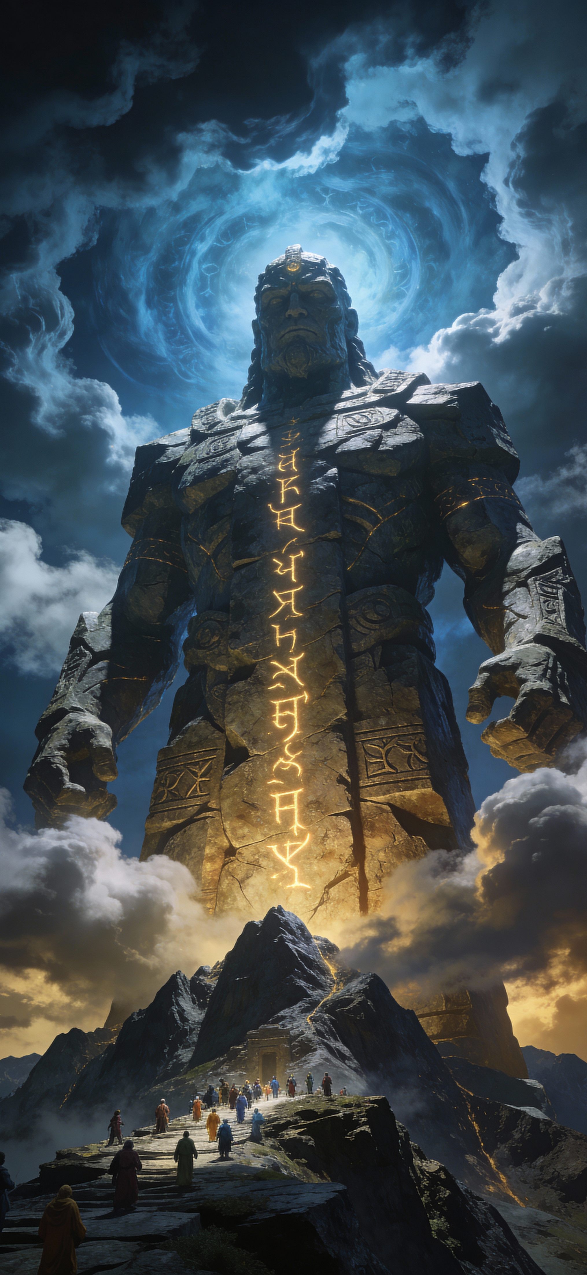 Ancient Colossus 3 - Mobile Wallpaper | One4Wall